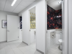 Restroom in Groupe Deschênes Offices - Montreal