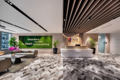 Recessed Cylinder / Round in MSIG Insurance Offices - Singapore