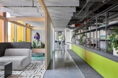 Acoustic Ceiling Baffle in Confidential FinTech Company Offices - Palo Alto