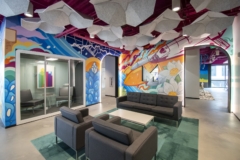 Acoustic Ceiling Baffle in Method Architecture Offices - Houston