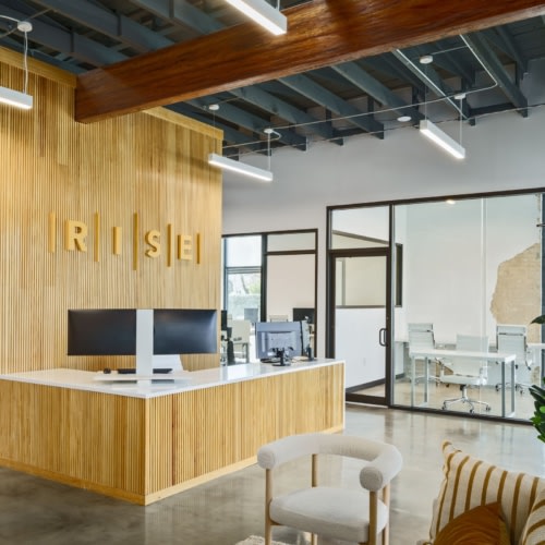 recent Rise Coworking and Easy Street Capital Offices – Austin office design projects
