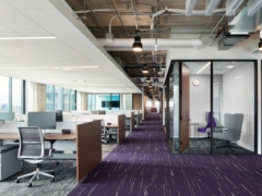 Acoustic Ceiling Baffle in Roku Offices - Chicago