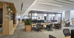 Recessed Cylinder / Round in Cambridge Associates Offices - Boston