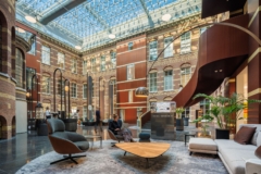 Atrium in Clifford Chance De Droogbak Offices - Amsterdam