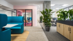 cement in CNP Vita Assicura Offices - Milan