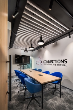 Acoustic Ceiling Baffle in Imperial Brands Offices - Sofia