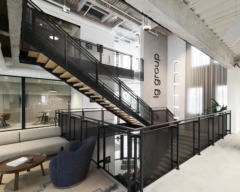 Stairs in LG Group Offices - Chicago