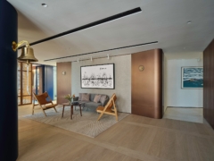 Wood Floor in Private Investment Firm Offices - Hong Kong