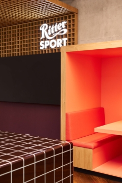 Booth Seating in Ritter Sport Offices - Waldenbuch