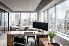 Work Spaces in Confidential Financial Firm Offices - New York City