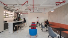 Banquette Seating in Hakuhodo Offices - Ho Chi Minh City