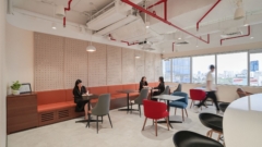 Banquette Seating in Hakuhodo Offices - Ho Chi Minh City
