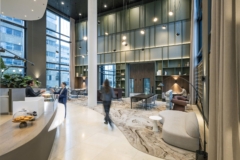 Sofas / Modular Lounge in Mondriaantoren Office Tower - Amsterdam