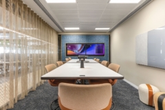 Wall-Mounted Display in Aldermore Offices - London