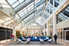 Atrium in Colonnade Office Building Renovation - Golden Valley