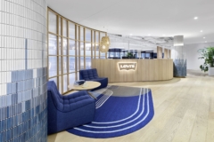 Reception / Waiting Area in Levi's Offices - Melbourne