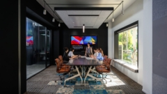 Suspended Cylinder / Round in ADP Workplace Offices - Ho Chi Minh City