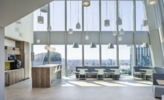 Suspended Cylinder / Round in Trinity Life Sciences Offices - London