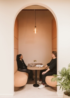 Bare Bulb in Butternut Box Offices - London