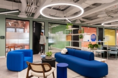 Sofas / Modular Lounge in Huckletree Liverpool Street Coworking Offices - London