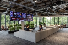 Sofas / Modular Lounge in Les Mills International Offices - Auckland