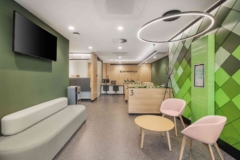 Sofas / Modular Lounge in Merkantil Bank Offices - Budapest