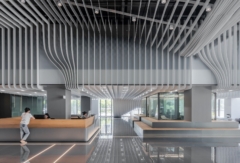 Acoustic Ceiling Baffle in JOYE Technology Offices - Hangzhou