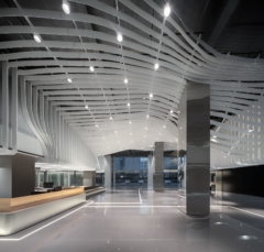 Acoustic Ceiling Baffle in JOYE Technology Offices - Hangzhou