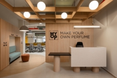 Reception / Waiting Area in Make Your Own Perfume (MYOP) Offices - Kozhikode