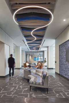 Acoustic Ceiling Baffle in Tandem Diabetes Care Offices - San Diego