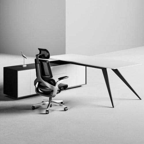 Zenon L-Shape Executive Desk - 0