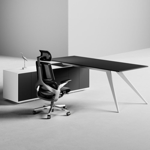 Zenon L-Shape Executive Desk - 0