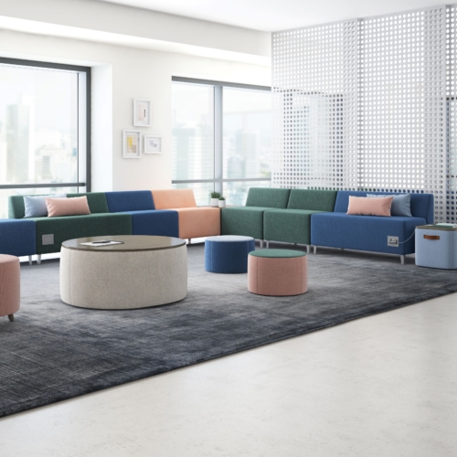 Joelle Ottomans by Kimball