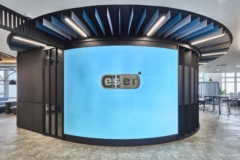 Acoustic Ceiling Baffle in ESET Offices - Singapore