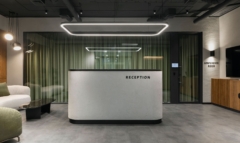 Reception / Waiting Area in ELBAT Offices - Sofia