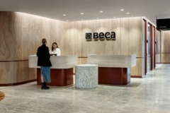 Reception / Waiting Area in Beca Offices - Docklands
