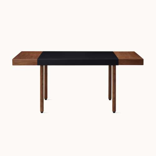 Leatherwrap Sit-to-Stand Desk by Geiger DatesWeiser