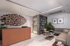 Reception / Waiting Area in Rainbow Housing Offices - Pune