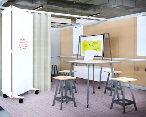 Rockwell Unscripted Backdrop Mobile Markerboard - 0