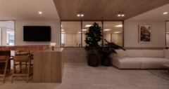Bar Stool in 26 Wharf Street Spec Suite - Brisbane
