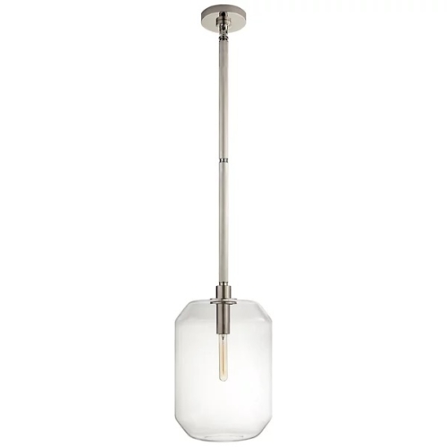 Barrett Knurled Medium Pendant by Visual Comfort