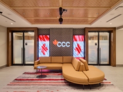 Stone Tile in Canadian Commercial Corporation Offices - Ottawa