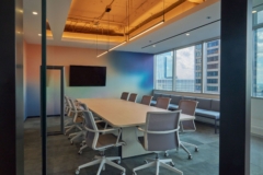 Wall-Mounted Display in 1 S Wacker Spec Suites - Chicago