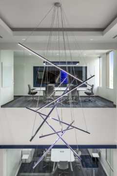 Wall-Mounted Display in Allied Universal Offices - Irvine