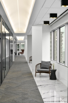 Stone Tile in Gray Reed Offices - Houston