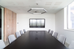 Wall-Mounted Display in Van Hoorebeke Timber Offices - Ghent