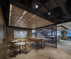 Wall-Mounted Display in White & Case Offices - Hong Kong