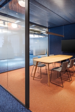 Wall-Mounted Display in Zuger Kantonalbank Offices - Baar