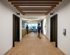 Confidential Financial Services Company Offices - Vancouver Reception / Waiting Area in Confidential Financial Services Company Offices - Vancouver