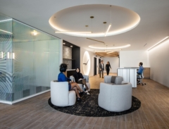 Confidential Financial Services Company Offices - Vancouver Reception / Waiting Area in Confidential Financial Services Company Offices - Vancouver